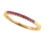 Damenring - Gerry Eder 52.EG103 - 585/- Gelbgold, Rubin