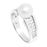 Damenring - NANA KAY ST816 - 925/- Silber, Zirkonia/Kunstperle