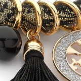 Armband - BOCCADAMO JCBR02 - Stoff, Swarovski Perle