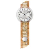 Wanduhr - AMS 7423 - Quarz, Holz/Stein