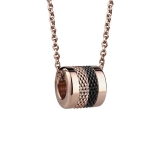 Kette mit Anhänger - BERING Charm Set1 - Edelstahl Rosé vergoldet