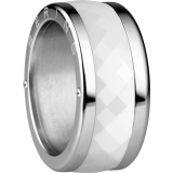 Damenring - BERING 520-10-X4_550-57-X2 - Edelstahl Weiß vergoldet, Zirkonia