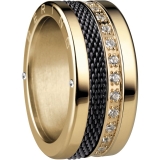 Damenring - BERING 520-20-X4_551-90-X1_556-27-X1 - Edelstahl Gelb vergoldet, Zir