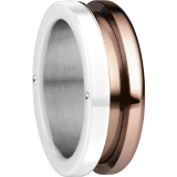 Damenring - BERING 599-2325-X3_556-37-X1 - Edelstahl Rosé vergoldet, Zirkonia