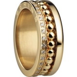 Damenring - BERING 599-3222-X3_552-20-X1 - Edelstahl Gelb vergoldet, Zirkonia