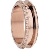 Damenring - BERING 526-37-X3 - Edelstahl Rosé vergoldet, Zirkonia