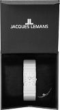 Damenuhr - Jacques Lemans 1-1940B - Quarz, Edelstahl