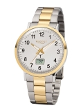Herrenuhr - REGENT FR-245 - Funk, Stahl IP Bicolor