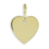 Anhänger - Kesef 1760 - 333/- Gelbgold, ohne Stein, Herz