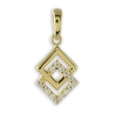 Anhänger - Kesef 2436 - 333/- Gelbgold, Zirkonia, Fantasie