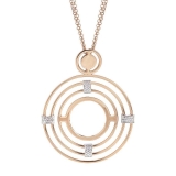 Kette mit Anhänger - BOCCADAMO XGR317RS - Bronze vergoldet Bicolor