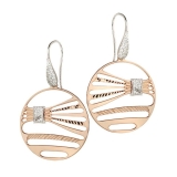 Ohrstecker - BOCCADAMO XOR203RS - 925/- Silber Rosé vergoldet