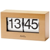 Tischuhr - AMS 1175-18 - Quarz, Holz