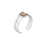 Damenring - BOCCADAMO XAN087 - Bronze rhodiniert, Zirkonia