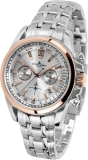 Herrenuhr - Jacques Lemans 1-1117.1ZN - Chronograph, Stahl IP Rosé