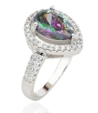 Damenring - Gerry Eder 53.ES1149 - 925/- Silber rhodiniert, Zirkonia