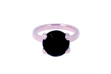 Damenring - Bronzallure WSBZ00013B-14 - Bronze Rosé vergoldet, Onyx
