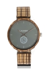 Herrenuhr - LAIMER 0095 - Quarz, Holz-Stahl