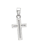 Anhänger - Gerry Eder 27.0032S - 925/- Silber, ohne Stein, Kreuz