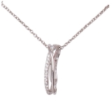 Kette mit Anhänger - Gerry Eder 21.2054 - 925/- Silber, ohne Stein