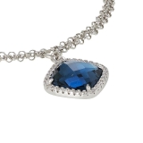 Armkette/Anker - BOCCADAMO XBR720B - Bronze rhodiniert, Zirkonia