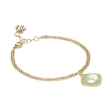 Armkette/Anker - BOCCADAMO XBR720D - 925/- Silber Gelb vergoldet, Zirkonia