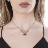 Collier - BOCCADAMO XGR330FRS - Bronze vergoldet Bicolor, Swarovski