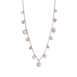 Collier - BOCCADAMO GR680RS - 925/- Silber Rosé vergoldet, Zirkonia