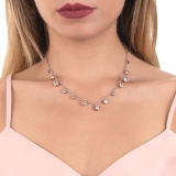 Collier - BOCCADAMO GR680RS - 925/- Silber Rosé vergoldet, Zirkonia