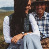 Damenuhr - LAIMER 0130 - Quarz, Holz-Stahl