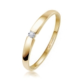 Damenring - LB125 - 585/- Gelbgold, Brillant