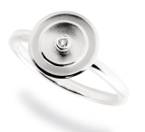 Damenring - Fritsch Sterling 00451 - 925/- Silber, Diamant