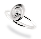 Damenring - Fritsch Sterling 00429 - 925/- Silber, Diamant