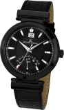 Damenuhr - Jacques Lemans 1-1697C - Quarz, Stahl IP Black