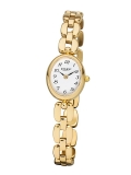 Damenuhr - REGENT F968 - Quarz, Stahl IP Gold