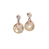 Ohrstecker - BOCCADAMO OR681GRS - 925/- Silber Rosé vergoldet