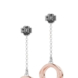 Ohrstecker - BOCCADAMO OR708RS - 925/- Silber vergoldet Bicolor