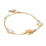 Armband - BOCCADAMO XBR805D - Bronze Gelb vergoldet, Kristall