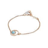 Armband - BOCCADAMO XBR809RS - Bronze Rosé vergoldet, Kristall