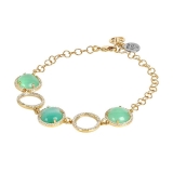 Armband - BOCCADAMO XBR811D - Bronze Gelb vergoldet, Zirkonia