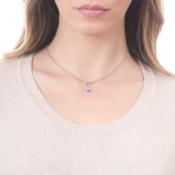 Kette mit Anhänger - BOCCADAMO XGR491B - Bronze rhodiniert, Kristall