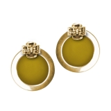 Ohrstecker - BOCCADAMO XOR469D - Bronze Gelb vergoldet