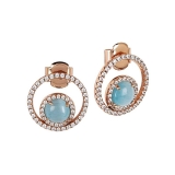 Ohrstecker - BOCCADAMO XOR470RS - Bronze Rosé vergoldet