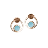 Ohrstecker - BOCCADAMO XOR470RS - Bronze Rosé vergoldet