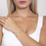 Armkette/Anker - BOCCADAMO ISBR02 - Bronze rhodiniert, Swarovski