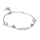 Armkette/Anker - BOCCADAMO ISBR03 - Bronze rhodiniert, Swarovski