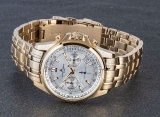 Herrenuhr - Jacques Lemans 1-1830H - Chronograph, Stahl IP Gold