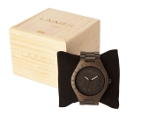 Herrenuhr - LAIMER 0018 - Quarz, Holz-Stahl