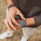 Herrenuhr - LAIMER 0138 - Quarz, Holz-Stahl