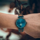 Herrenuhr - LAIMER 0154 - Quarz, Holz-Stahl